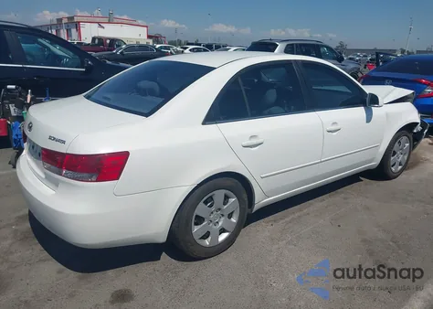 2007 Hyundai Sonata Gls z USA, uszkodzony, nr VIN 5NPET46C07H237879